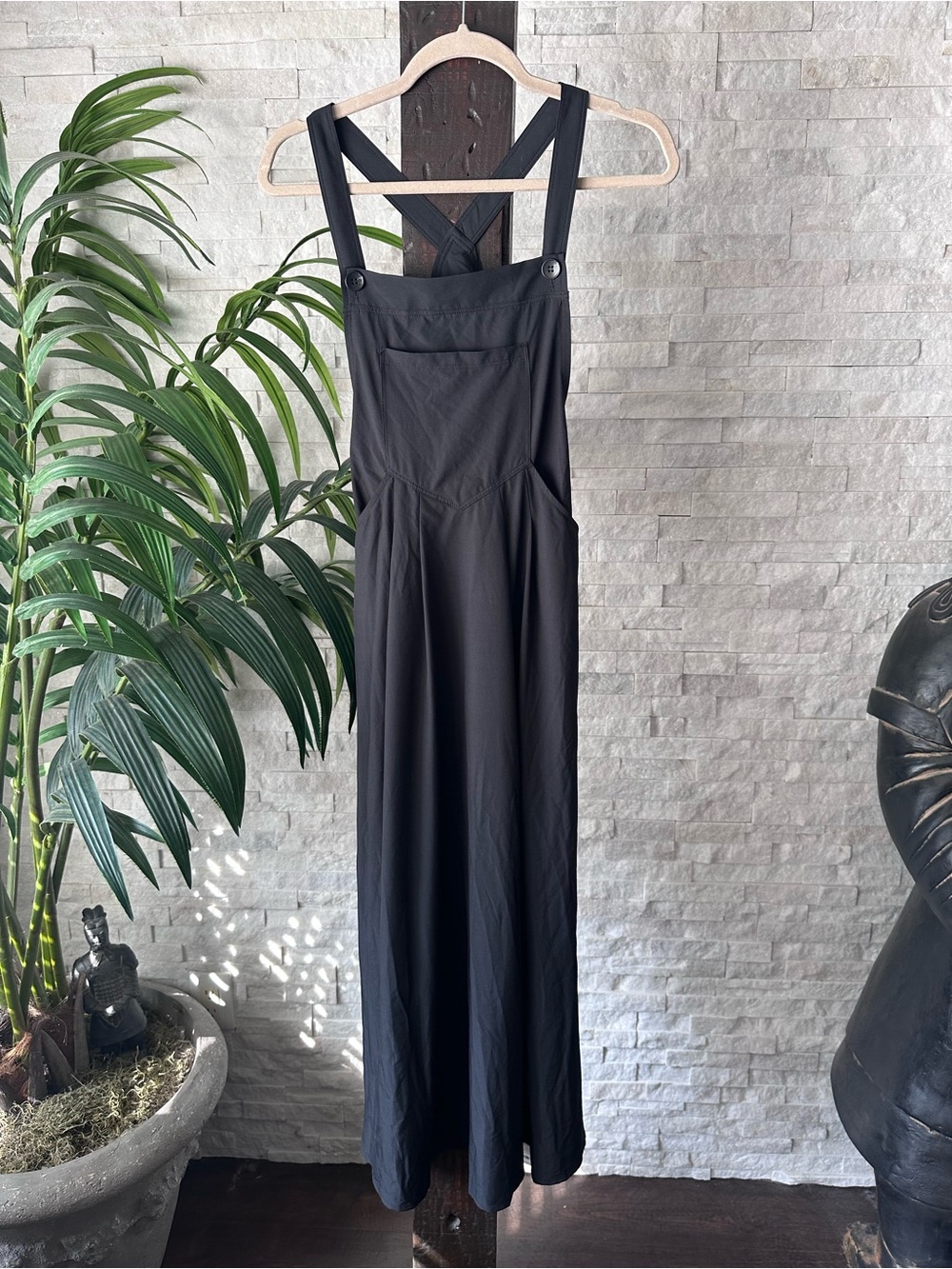 HALARA Black Breezeful Overall Dress Size XS New with tags